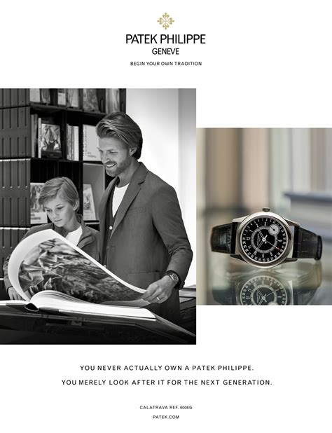 when did patek philippe start|patek philippe generations campaign.